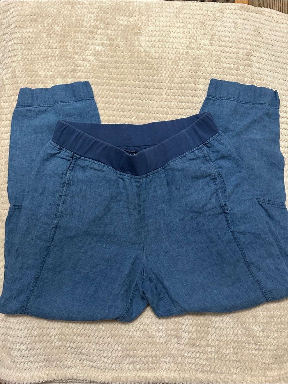 indigo pure jill Navy Blue Ankle Pants XS